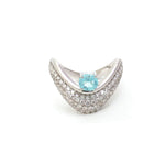 Diamond Paraiba Tourmaline Ring