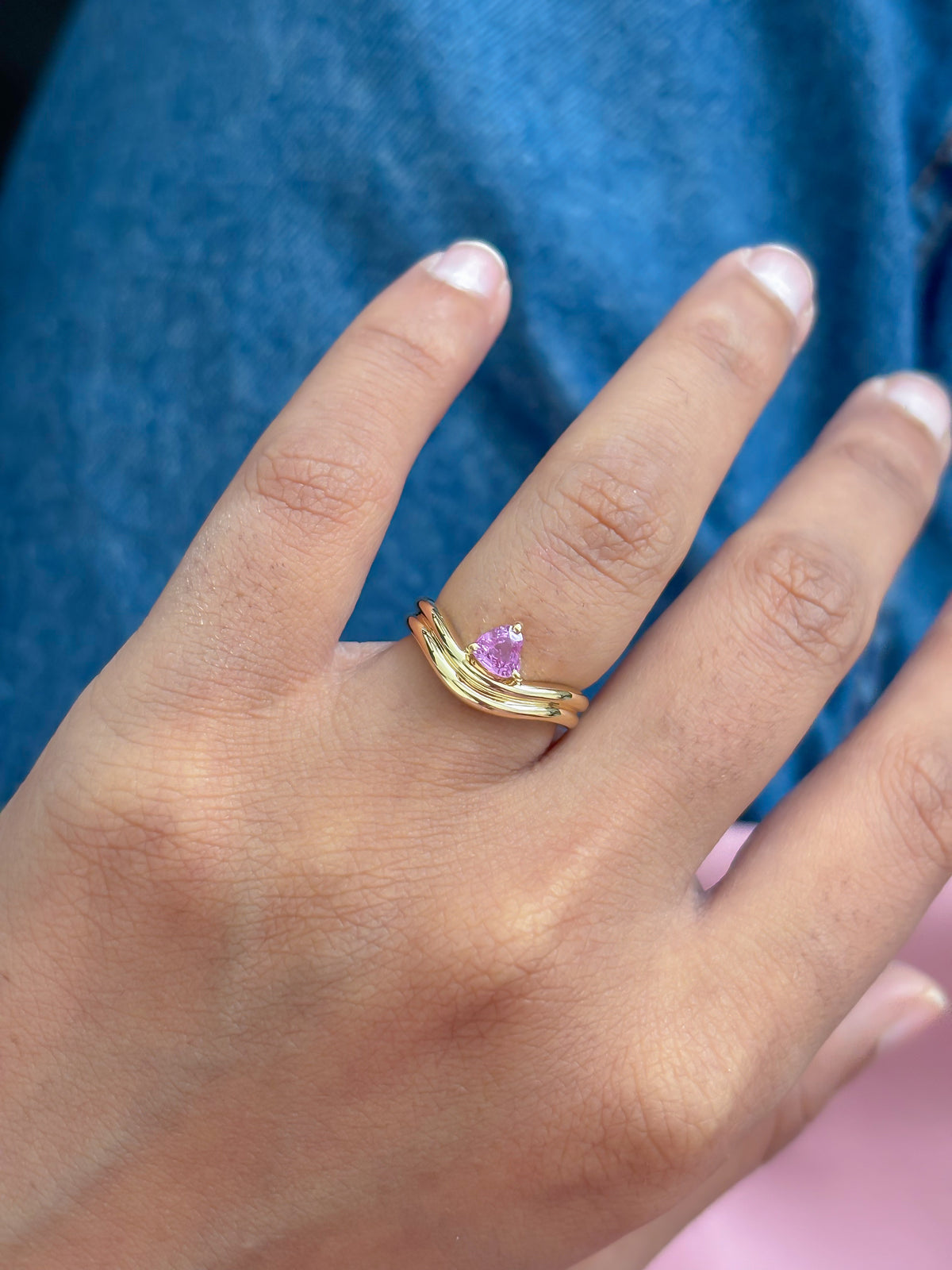 Pink Sapphire Ring