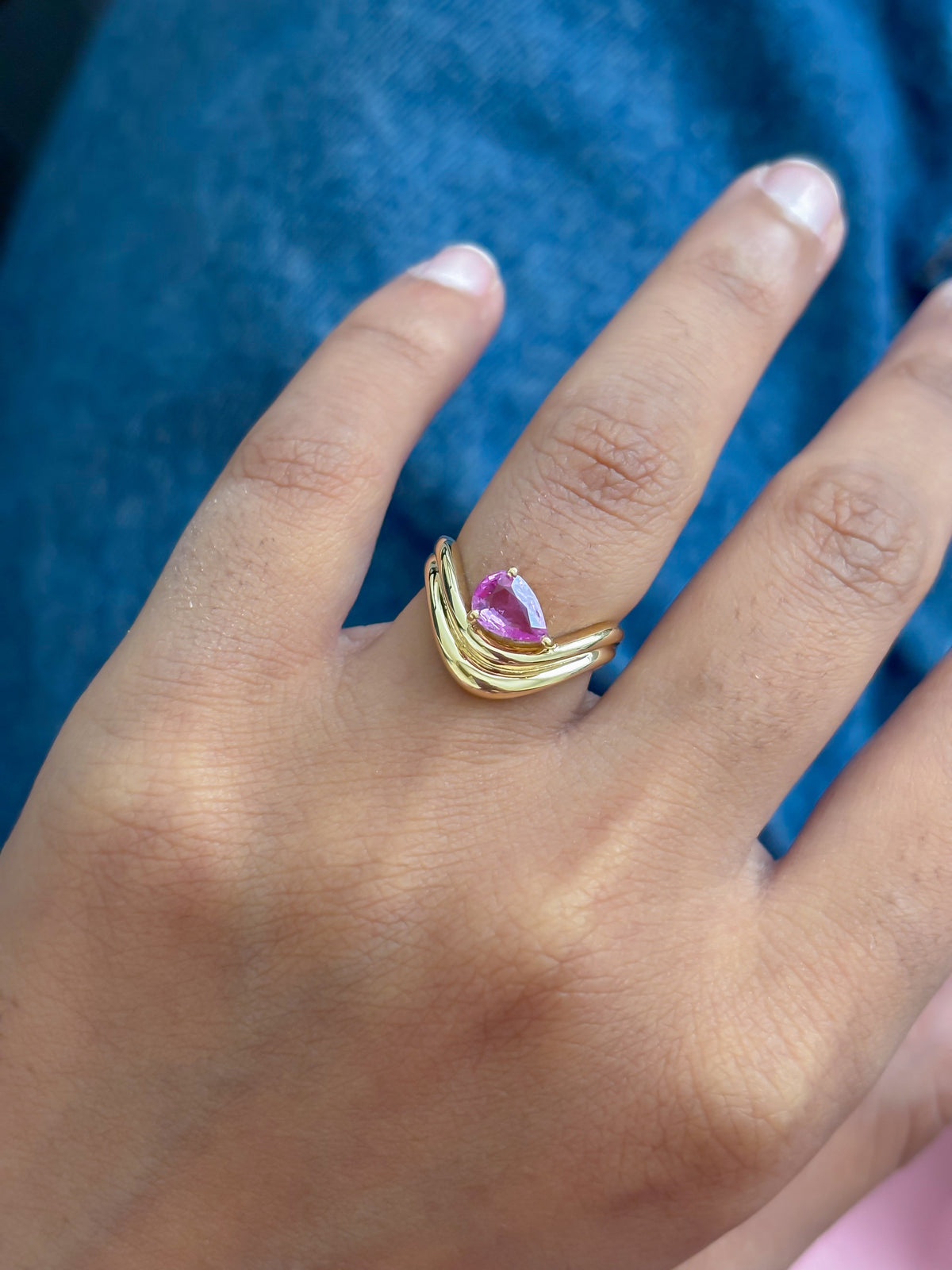 Pink Sapphire Ring