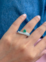 Diamond Emerald Ring