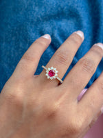 Ruby Diamond Ring
