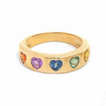 Rainbow Sapphire Ring