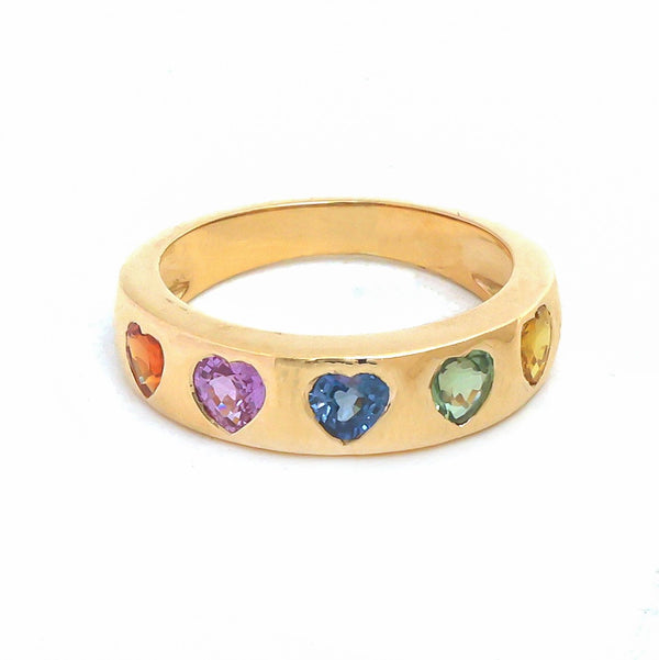 Rainbow Sapphire Ring