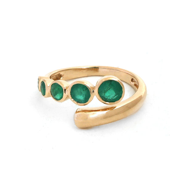 Emerald Pinky Ring
