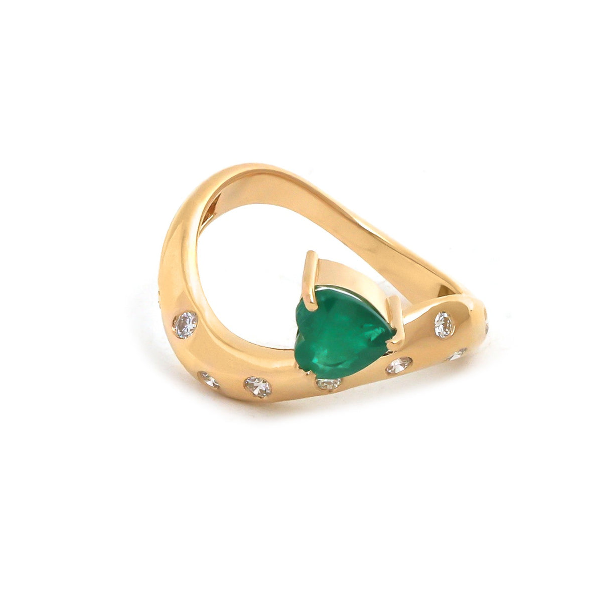 Emerald Diamond Ring