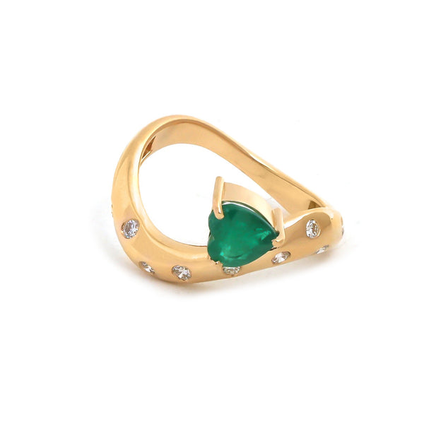 Emerald Diamond Ring