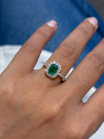Emerald Diamond Ring