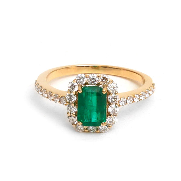 Emerald Diamond Ring