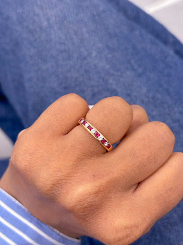 Ruby Diamond Ring