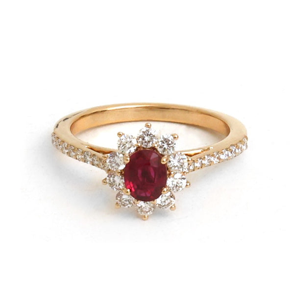 Ruby Diamond Ring