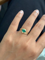 Emerald Pinky Ring