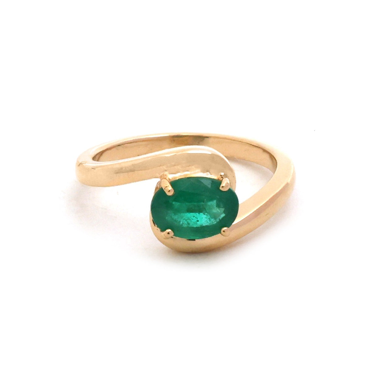 Emerald Pinky Ring