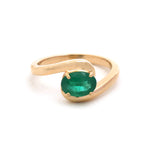 Emerald Pinky Ring