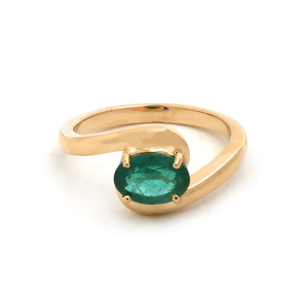 Emerald Pinky Ring