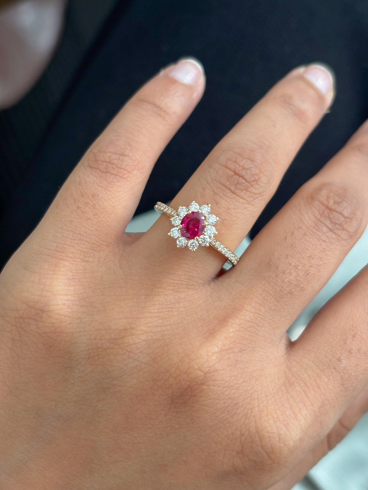 Ruby Diamond Ring