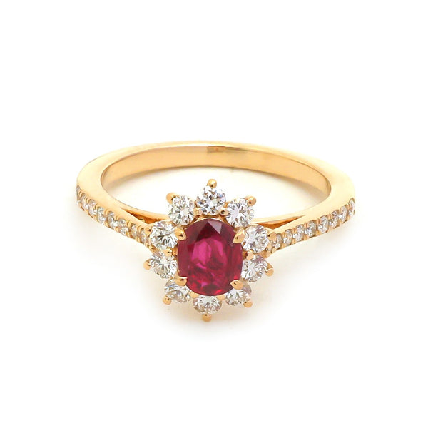 Ruby Diamond Ring