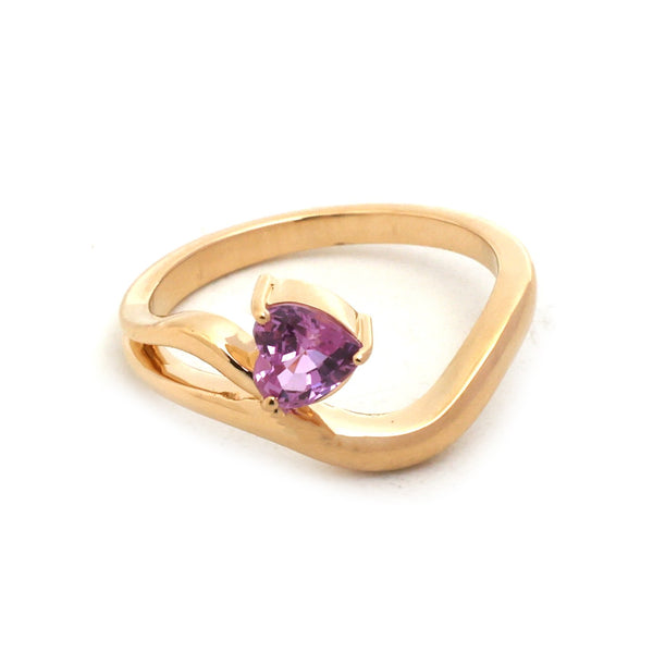 Pink Sapphire Pinky Ring