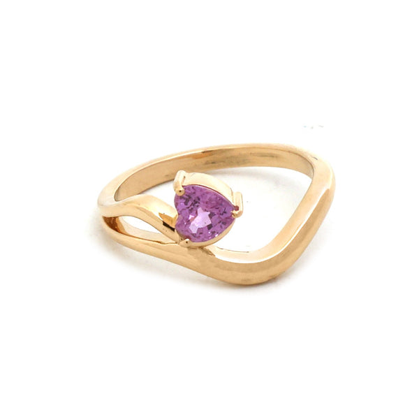 Pink Sapphire Pinky Ring