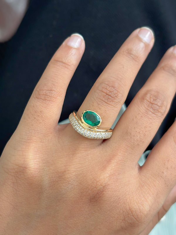 Emerald Diamond Ring