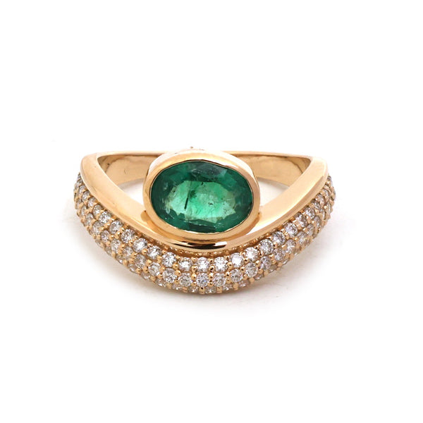 Emerald Diamond Ring