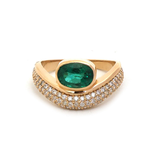 Emerald Diamond Ring