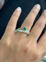 Diamond Emerald Ring