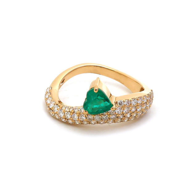 Diamond Emerald Ring