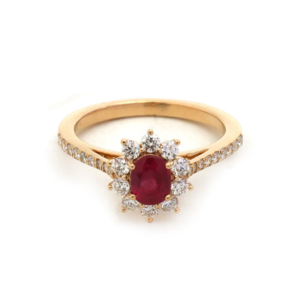 Ruby Diamond Ring