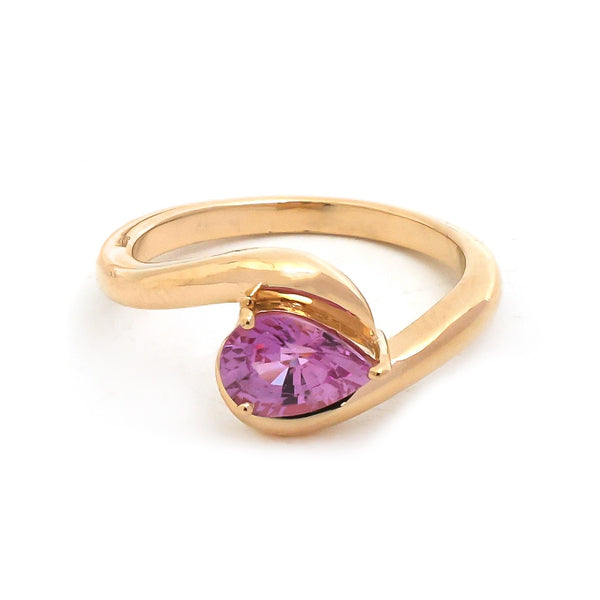 Pink Sapphire Pinky Ring