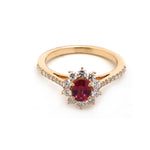 Diamond Ruby Ring