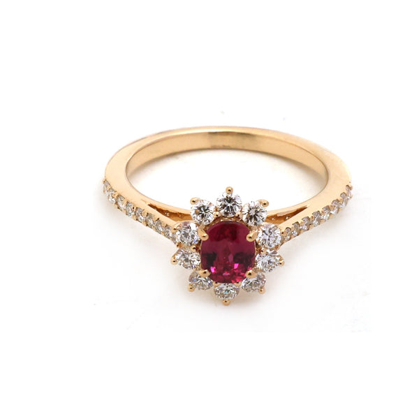 Diamond Ruby Ring