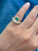 Emerald Diamond Ring