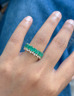 Emerald Diamond Ring