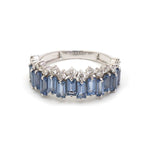 Blue Sapphire Diamond Ring