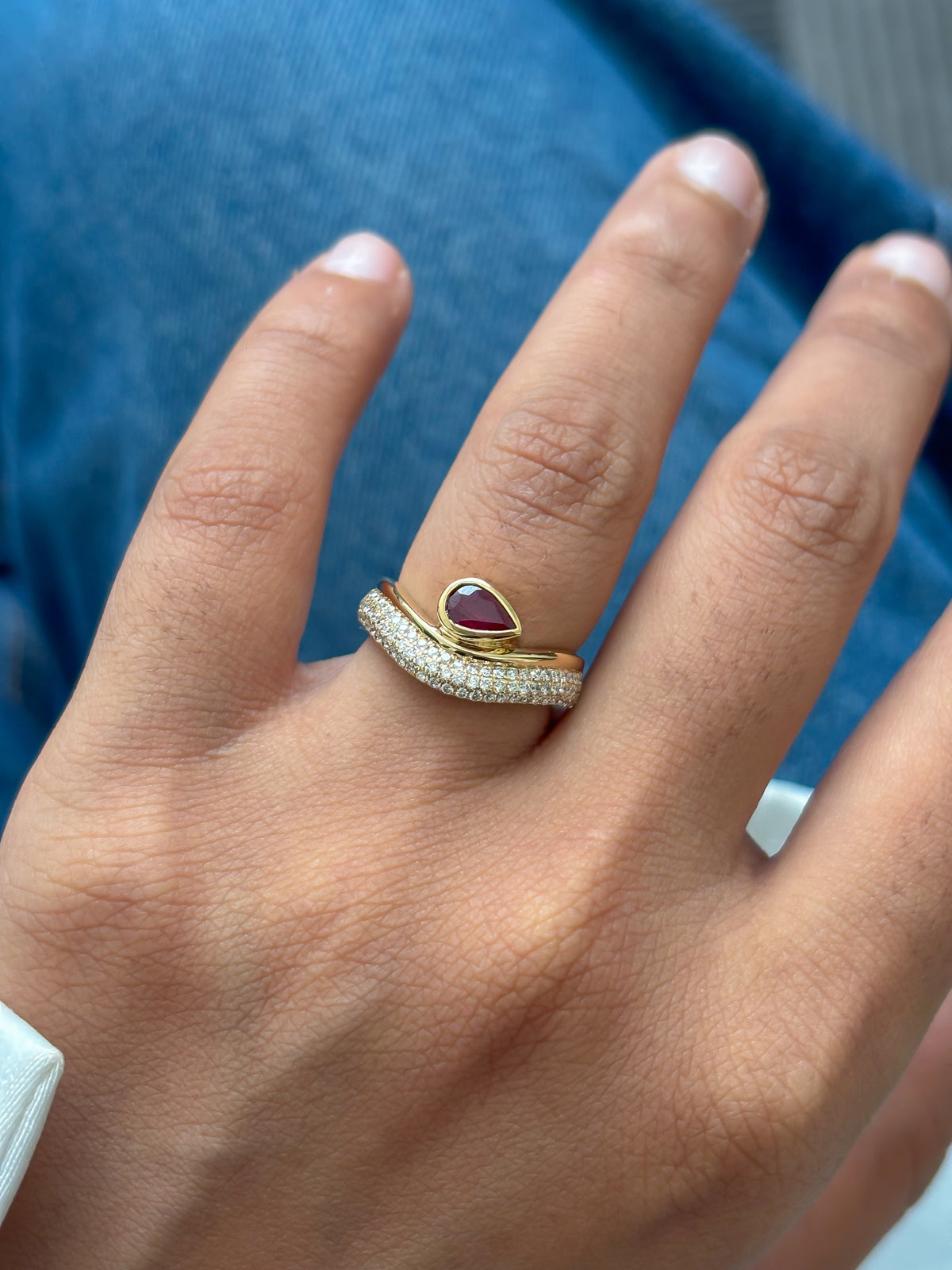 Ruby Diamond Ring