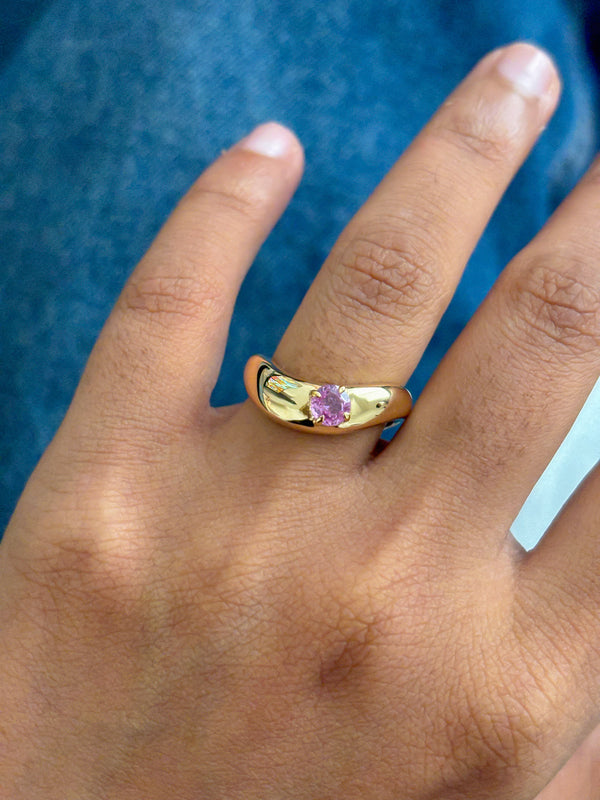 Pink Sapphire Ring