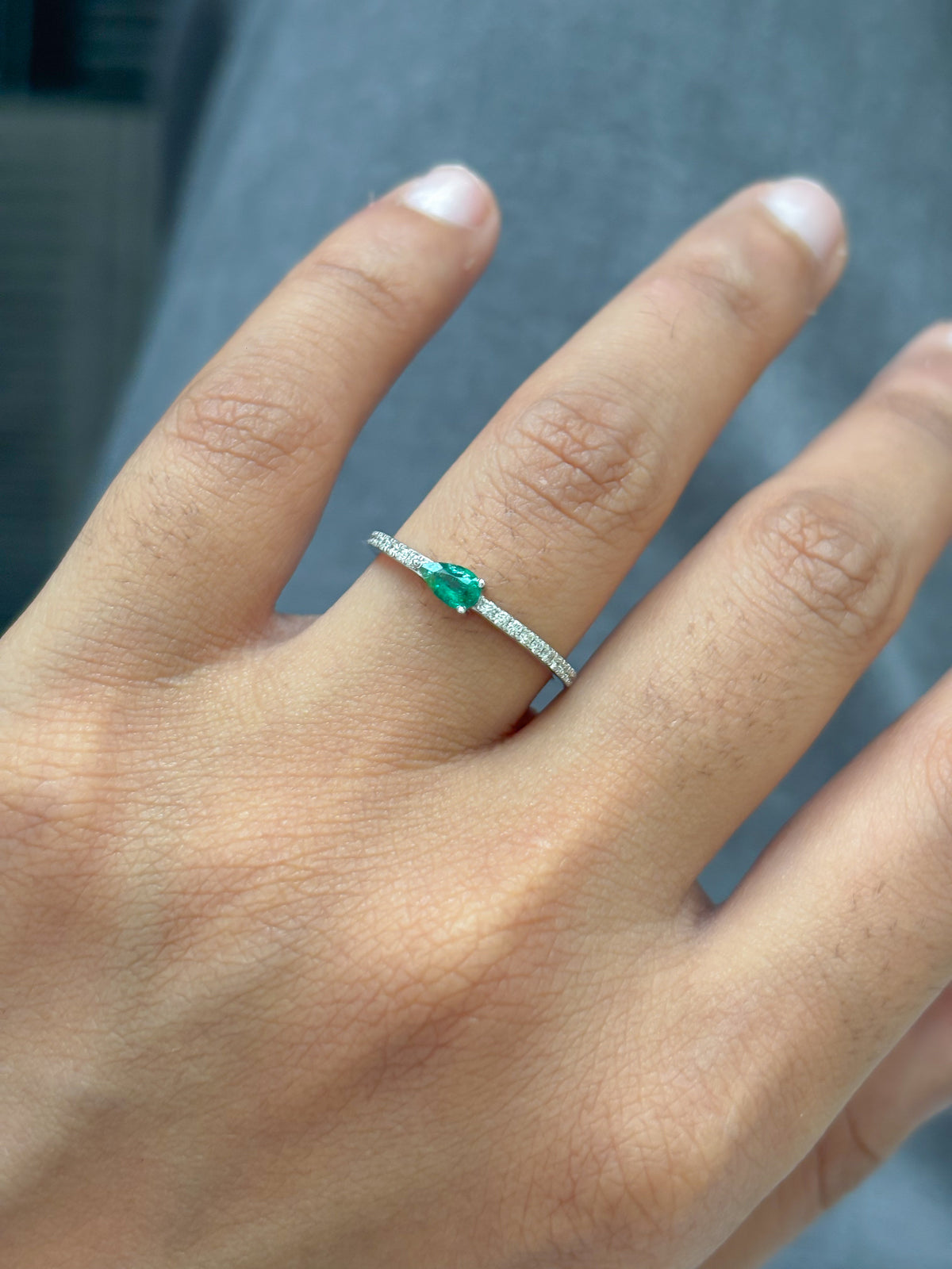 Emerald Diamond Ring
