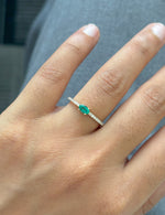 Emerald Diamond Ring