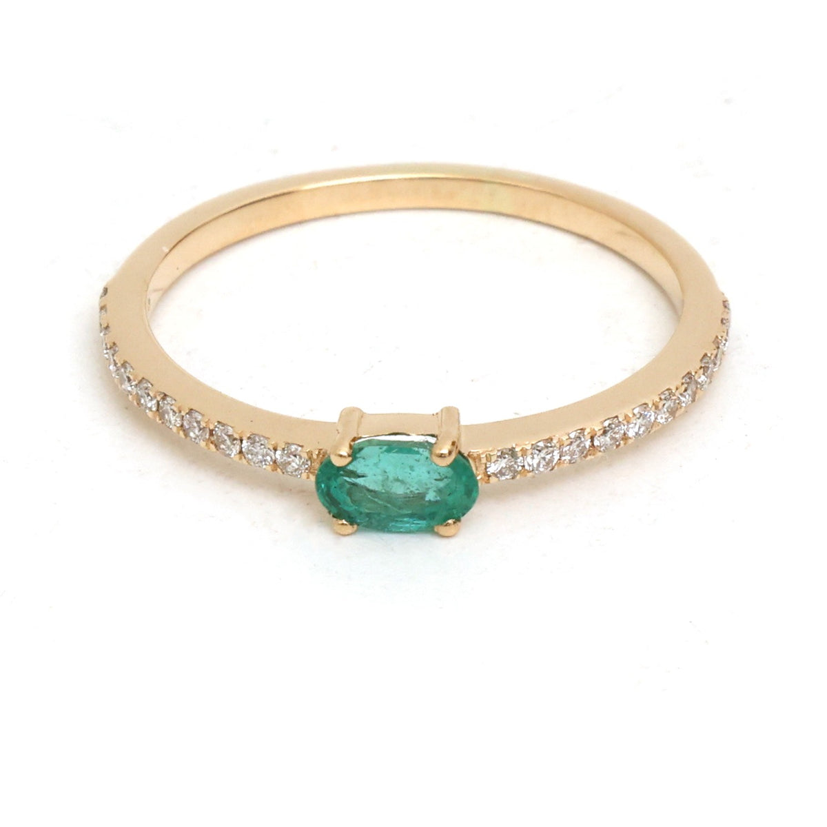 Emerald Diamond Ring