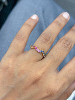Rainbow Sapphire Ring