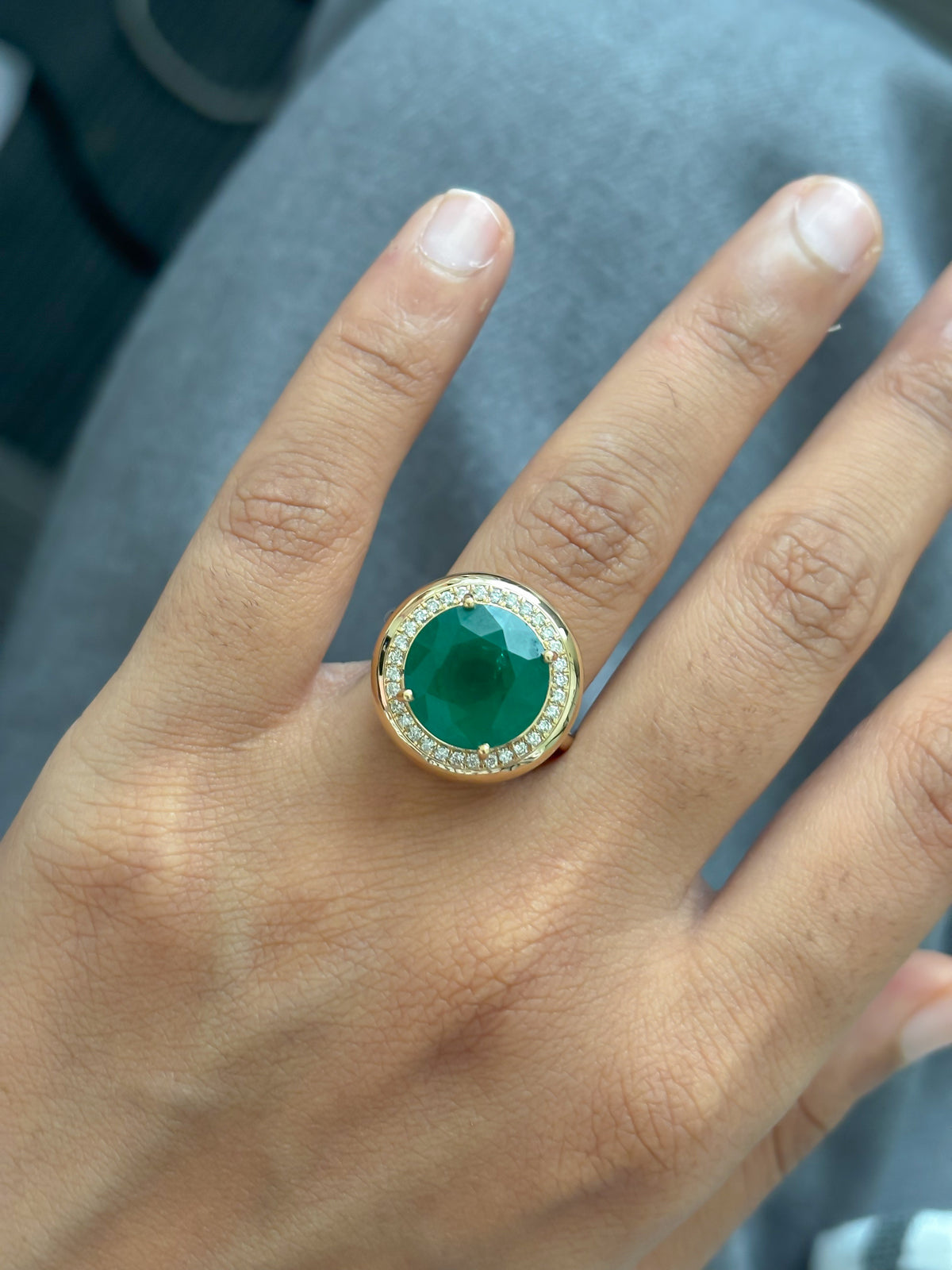 Emerald Diamond Ring