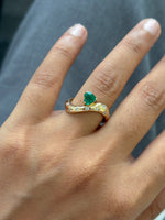 Emerald Diamond Ring