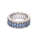 Blue Sapphire Diamond Ring