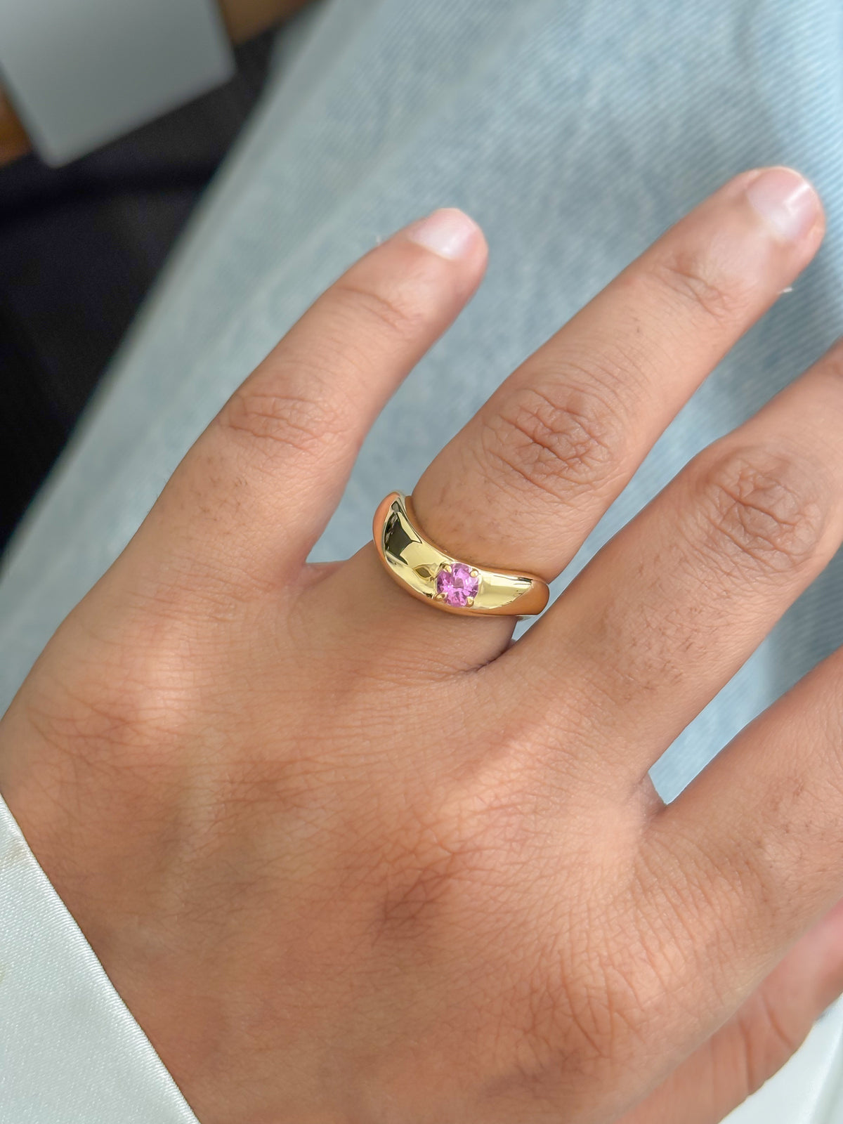 Pink Sapphire Ring