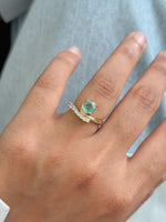 Emerald Diamond Ring
