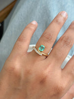 Emerald Diamond Ring