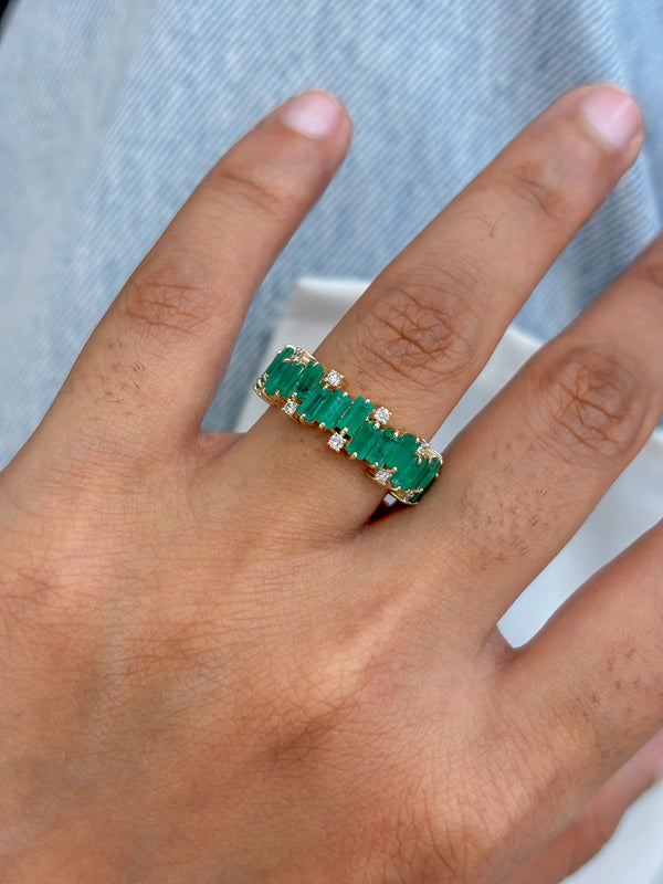 Emerald Diamond Ring