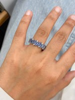 Blue Sapphire Diamond Ring
