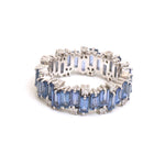 Blue Sapphire Diamond Ring