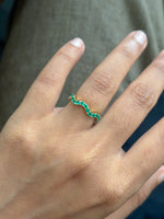 Emerald Pinky Ring